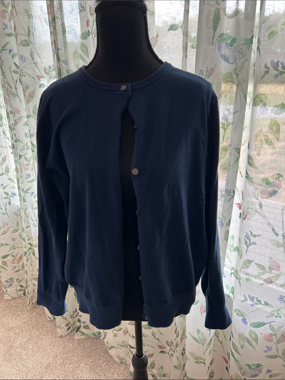 Button-Front Cardigan Sweaters - Picture 3 of 4